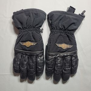Harley Davidson Leather Riding Gloves sz M 97212-14VM
